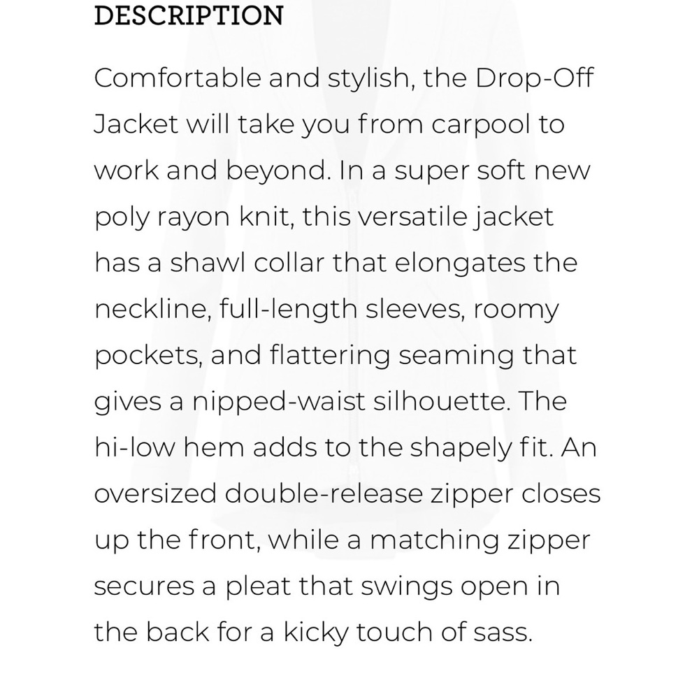Women's  Zip-Up Jacket - Picture 3 of 3